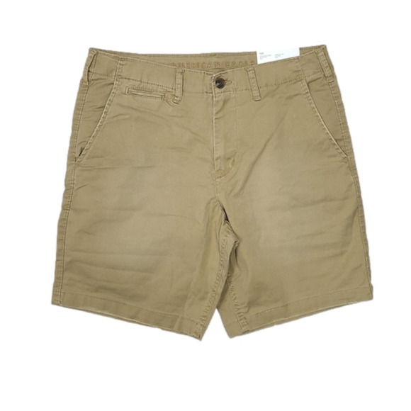 American Eagle Outfitters "Lived-In" Khaki Shorts - BNWT - Picture 1 of 5